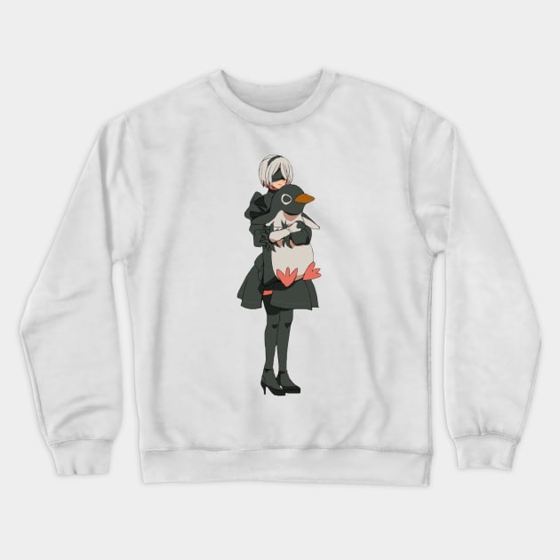 NieR: Automata Crewneck Sweatshirt by Kirilonik